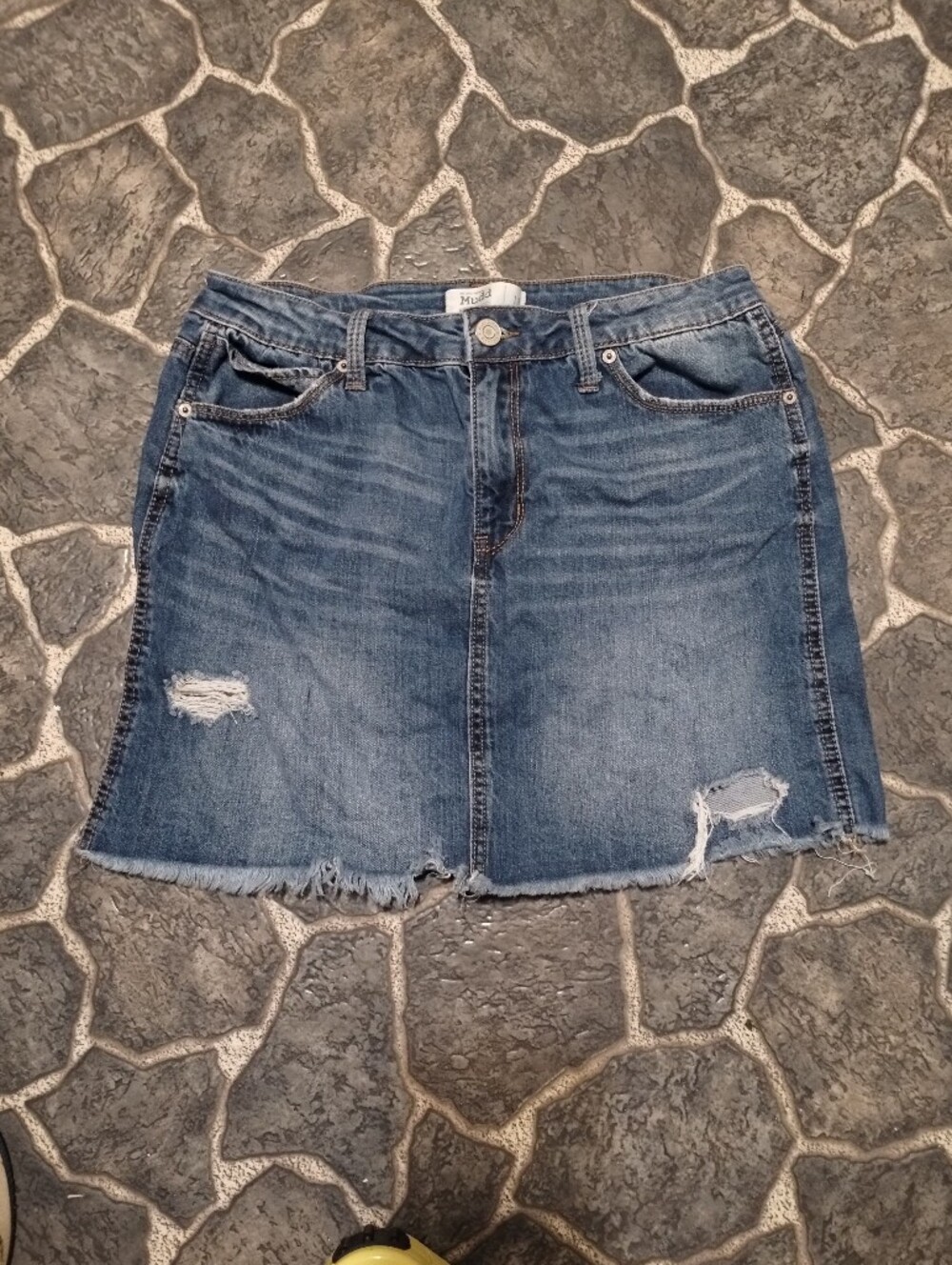 MUDD Stretch Denim mini skirt plus size 13 VINTAGE Y2K